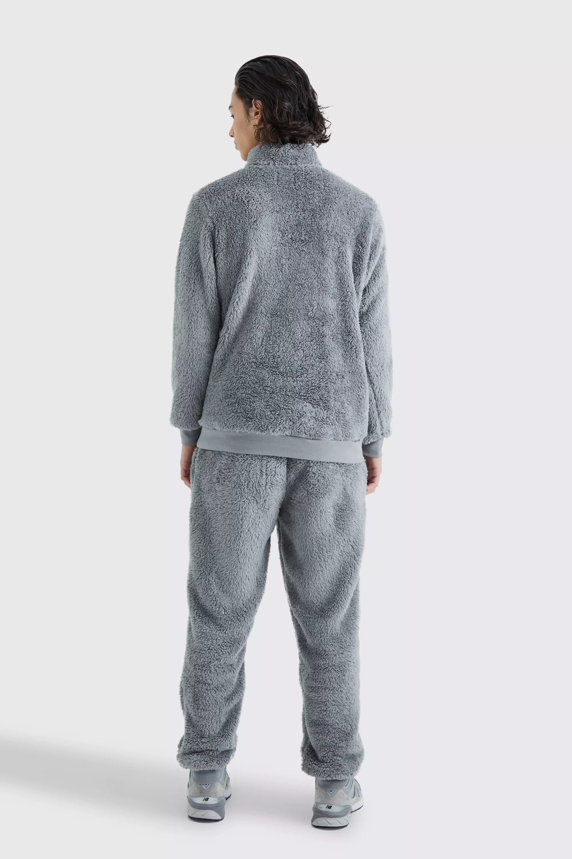 Mens grey best sale sweatshirt tracksuit